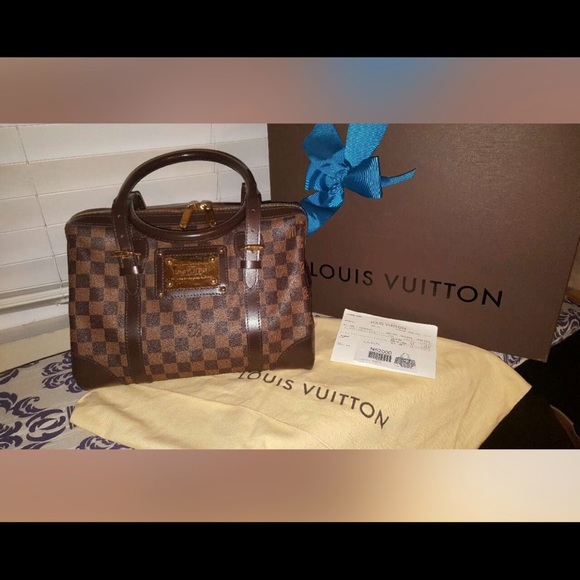 Louis Vuitton Brown Checkered Tote - Picture 1 of 1